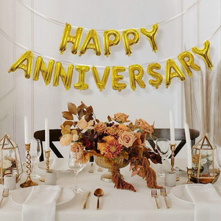 Bộ bóng chữ HAPPY ANNIVERSARY nhiều mẫu