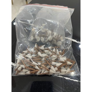 Mũi enhance hình nụ đĩa đài chuyên đánh bóng miếng trám composite trong nha khoa.'