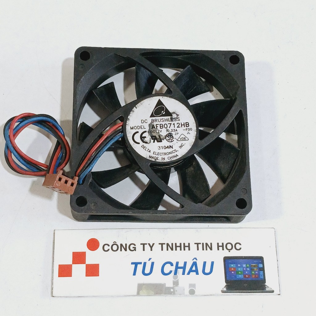 Quạt 7Cm / Dày 1.5Cm - Điện áp DC 12V (Loại 3 dây)