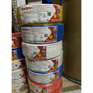 Dây điện cadivi mềm 2x0.5 đôi vcmd2x16 - cuộn 100 mét