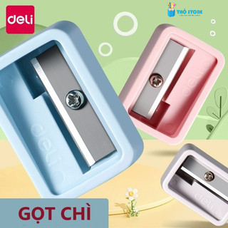 Gọt bút chì đơn giản, gọn nhẹ 4 màu đa dạng chất liệu nhựa PS cao cấp không mùi lưỡi gọt chống gỉ