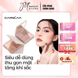  Phấn má hồng Carslan 3 ô đa năng chất mịn lỳ lâu trôi| MT makeup store 