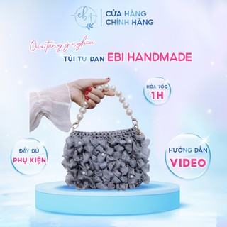 [Có Video Hướng Dẫn] Set Phụ Kiện Túi Tự Đan Ruy Băng Dây Ngọc Mẫu Nữ Tính, Sang Trọng - EB77