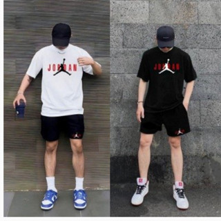 Combo set bộ Jordan unisex áo thun cotton 100%+ Quần short dày dặn chuẩn form unisex nam nữ cao cấp Bico S103