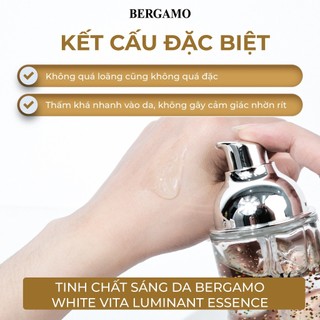 Tinh chất dưỡng da Bergamo Briliant - White Vita Luminant Essence Serum dưỡng sáng cấp ẩm da 110ml