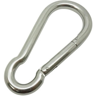 MÓC KHOÁ gài, móc carabiner, móc khóa an toàn, size M6 Móc khóa thép treo võng xích đu bao cát,thang dây…
