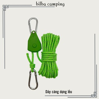  Dây Căng Lều Cắm Trại 4m Có Ròng Rọc Điều Chỉnh – Dây Dựng Lều Du Lịch Dã Ngoại Phản Quang Bền Chắc - Billba Camping 