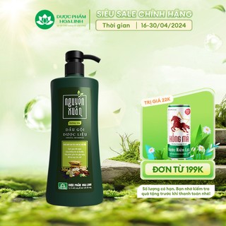 {MỚI} Dầu gội dược liệu Nguyên Xuân Xanh dưỡng tóc 450ml - Tặng thêm 50ml giá không đổi