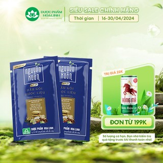Dầu gội dược liệu Nguyên Xuân Sạch Gàu dây 10 gói x 5.5ml