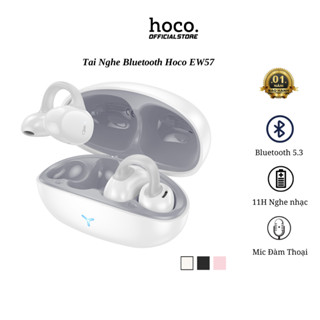 Tai nghe bluetooth Hoco EW57, tai nghe nhét tai có mic đàm thoại, 11h nghe nhạc, dạng kẹp bắt mắt.