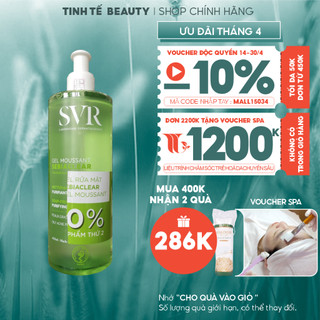 Sữa rửa mặt chứa PHA dành cho da hỗn hợp, da dầu mụn SVR Sebiaclear Gel Moussant 400ml