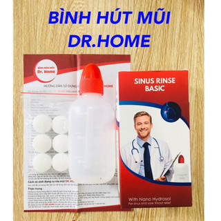 [ CHÍNH HÃNG] BÌNH RỬA MŨI DR HOME + KÈM 6 VIÊN MUỐI