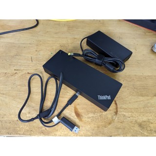Dock thinkpad hybrid usb-c with usb-a dock 40af, displaylink dùng được cho macbook