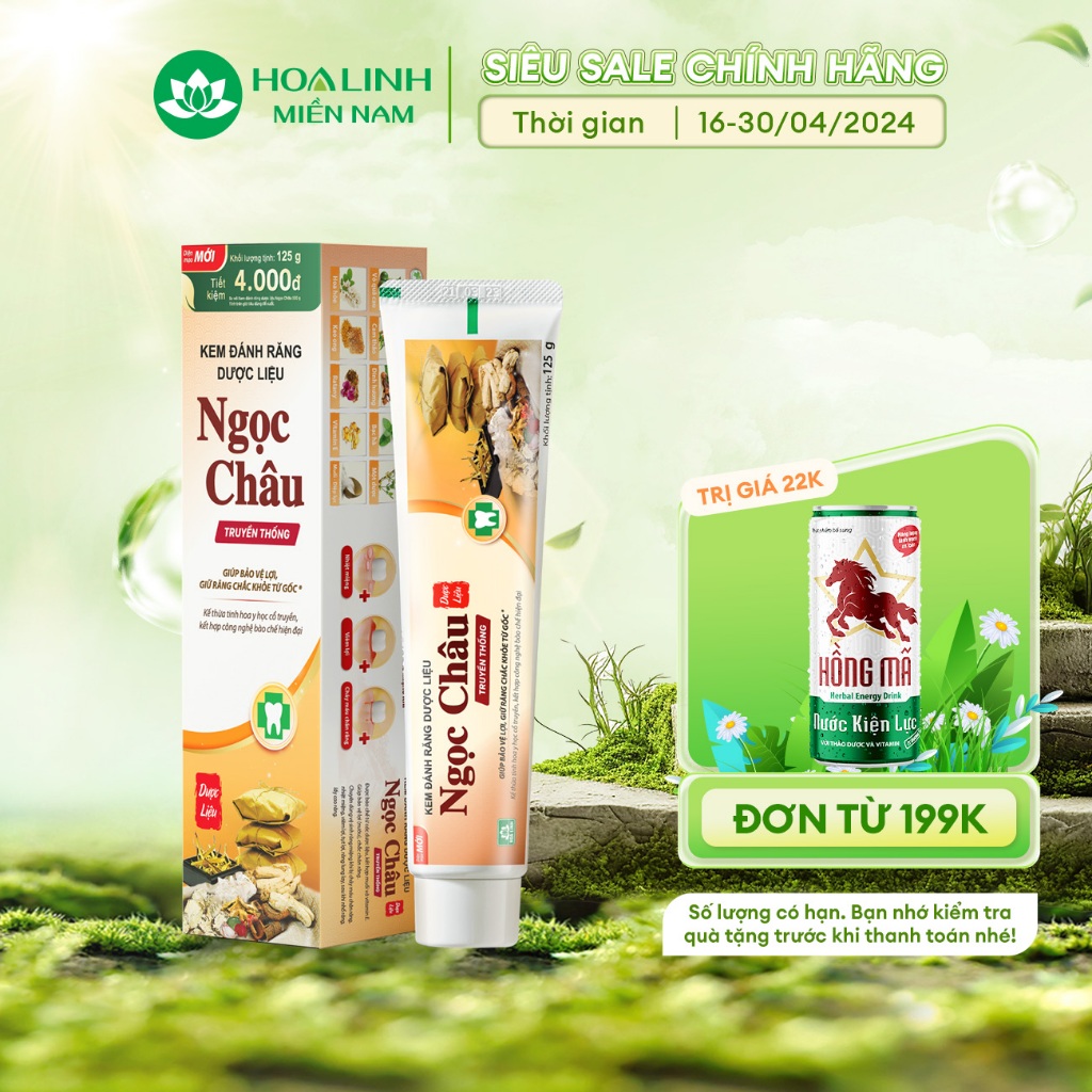 Kem đánh răng dược liệu Ngọc Châu 170g