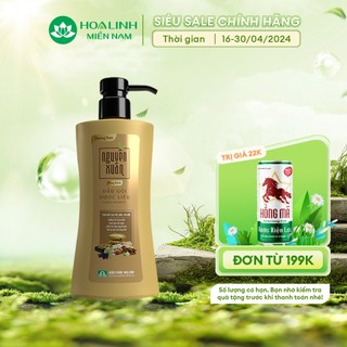 Dầu gội dược liệu Nguyên Xuân Bồng bềnh 350ml - Ngát hương hoa, da đầu dầu bết.(Khuyến mại thêm 35ml giá không đổi)