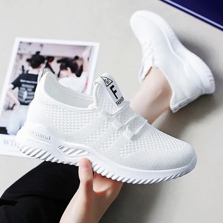 Giày thể thao nữ, giày sneaker đế mềm chống trơn trượt siêu nhẹ êm chân