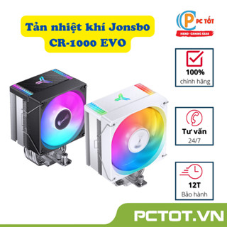 Quạt tản nhiệt cpu Jonsbo CR-1000 Black -Hỗ trợ intel và amd