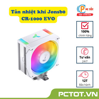 Quạt tản nhiệt cpu Jonsbo CR-1000 màu trắng - CR-1000 WHITE ( Hỗ trợ AMD và Intel)