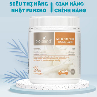Viên uống bổ sung Canxi Bio Island Milk Calcium Bone Care 150v