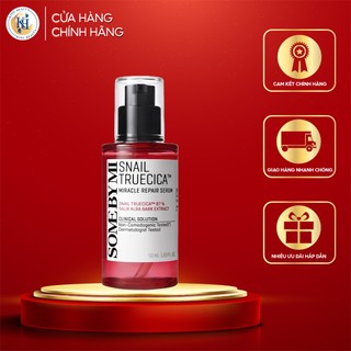 Tinh Chất Phục Hồi, Cải Thiện Thâm Sẹo, Làm Dịu Da Chiết Xuất Ốc Sên Some By Mi Snail Truecica Miracle Repair Serum 50ml