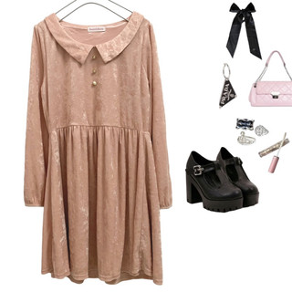 pass đầm babydoll phong cách vintage, conquete , barbie style 2hand