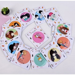Gương mini dễ thương Phong Cách Hàn Quốc