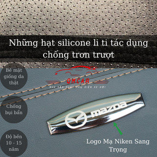 Thảm taplo da pu nappa 3d mazda cx8, cx5 2018 2019 2020 2021 2022 2023 2024 được thiết kế ghép nối trên bề mặt thảm