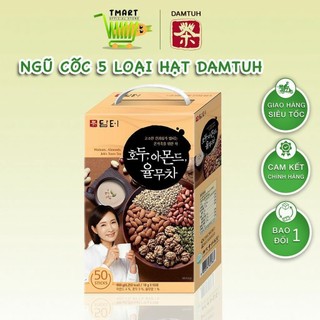 Bột ngũ cốc 5 loại hạt damtuh hàn quốc - hộp 50 gói