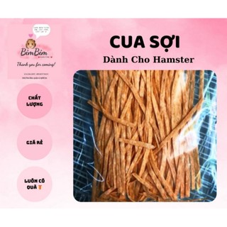 Cua sợi ăn vặt cho hamster, vỗ béo cung cấp đạm cho hamster