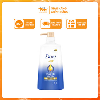 Dầu Gội Dove - Dầu Gội Dưỡng Tóc Tạp Hóa Nam Linh Hỗ Trợ Phục Hổi Tóc Hư Tổn Hàng Chính Hãng Chai 640g
