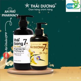 Dầu gội và dầu xả dược liệu Thái Dương 7 plus Hoa Phong Lan 480ml - Sao Thái Dương