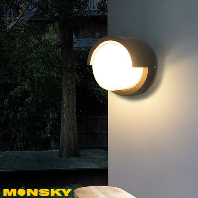 Đèn tường MONSKY IPUS trang trí cầu thang, hành lang DGT1610  chống nước - kèm bóng LED chuyên dụng
