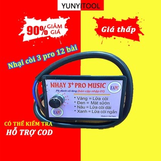 Nhại còi 3 pro, nhạy còi 12 bài,dùng cho còi hơi, còi điện, điện auto dc 12v, 24v nhại còi xe điện