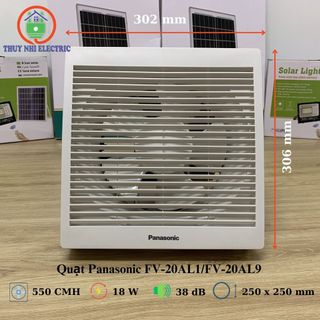 Quạt hút panasonic fv-20al1/fv-20al9, fv-25al9 - hàng chính hãng