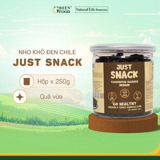 Nho khô đen Chile Just Snack kích cỡ Medium | Hộp 250g