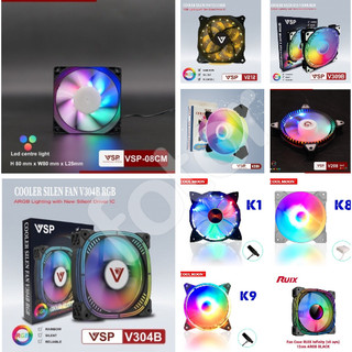 [FREESHIP] FAN CASE MÁY TÍNH COOLMOON 12cm - VSP 8cm, 12cm LED RGB CỰC ĐẸP (FAN THÙNG MÁY) [HCM]