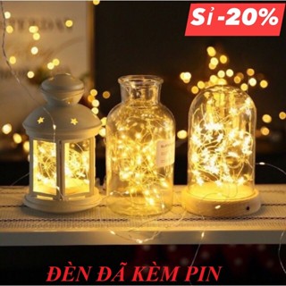 Đèn nháy led Đom Đóm 3 chệ độ chạy Pin siêu xinh - Kèm pin Full size