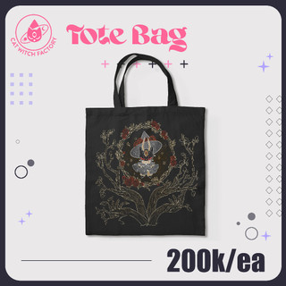 [Cat witch factory - INBOX CHỌN MẪU] Túi tote đen