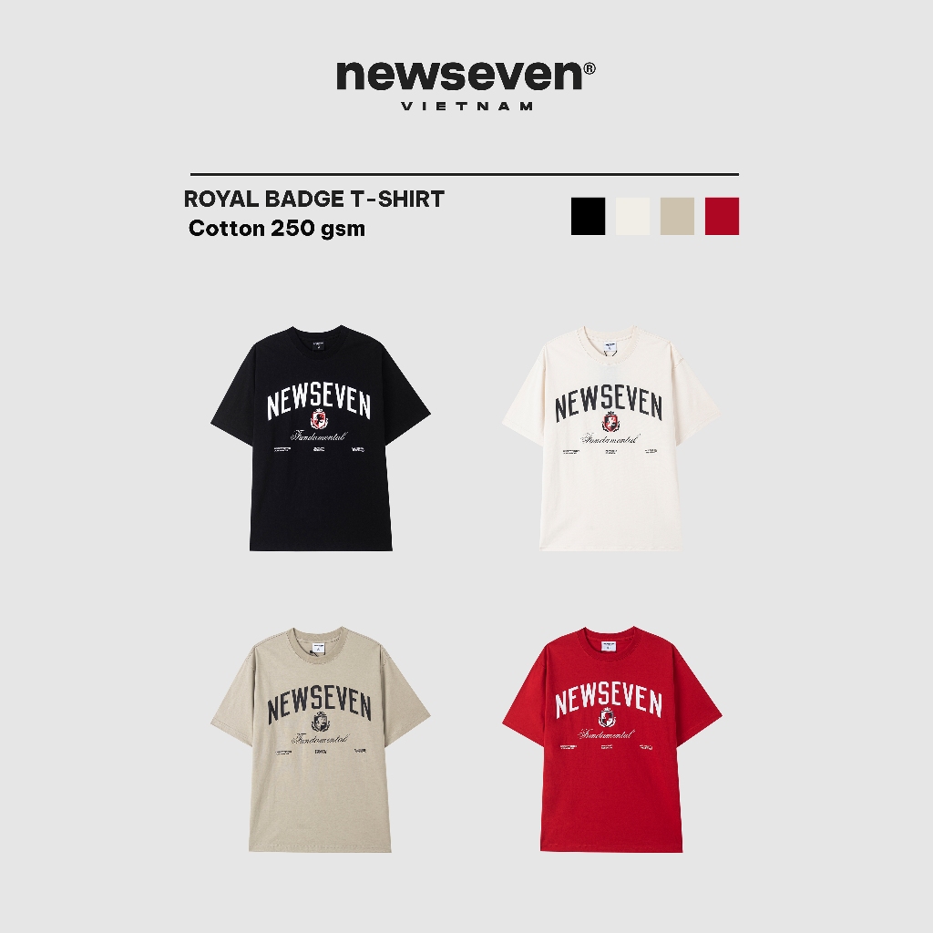 Áo Thun NEWSEVEN Royal Badge T-Shirt AT.302
