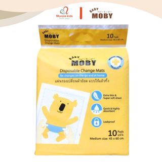 Miếng lót thay bỉm chống thấm cho bé Moby Baby, tấm lót thay tã sơ sinh - Monnie Kids