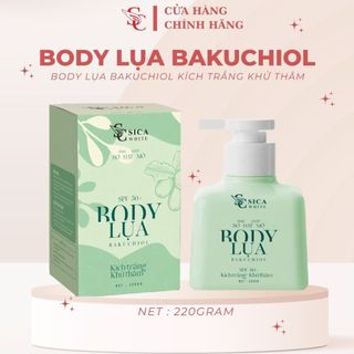 [ CHÍNH HÃNG ] BỘT ĐẬU ĐỎ NGUYÊN CHẤT. BODY LỤA vòi xịt 220gr. Tinh chất bơ hạt mỡ, hỗ trợ sáng da