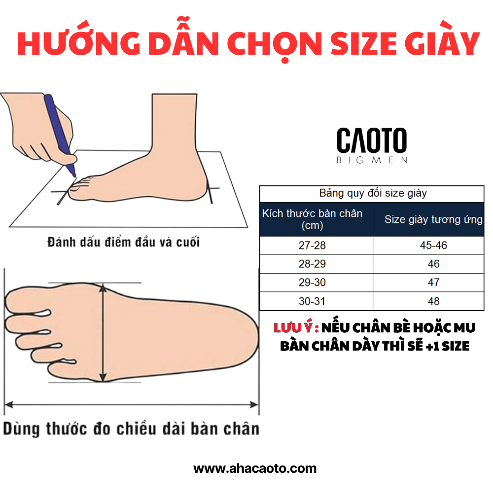 Giày Tây Da Nam Sang Trọng Cao Cấp Big Size 45 46 47 48