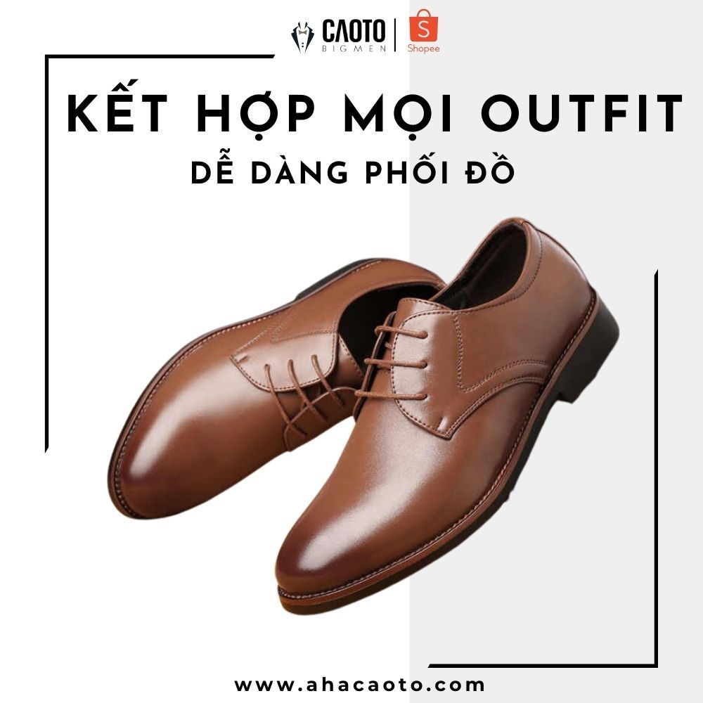 Giày Tây Da Nam Sang Trọng Cao Cấp Big Size 45 46 47 48