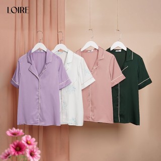 Bộ Pijama Cộc Có Viền Basic Loirechic PCC01
