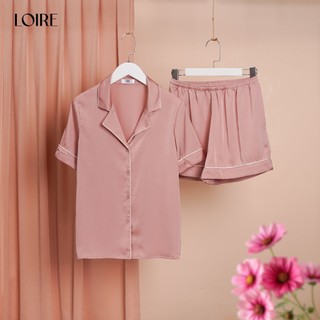 Bộ Pijama Cộc Có Viền Basic Loirechic PCC01