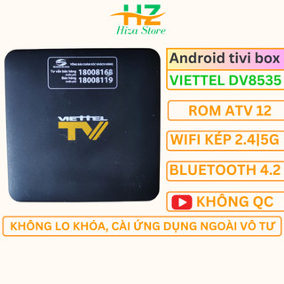 Android tivi box Viettel DV8535 rom ATV 12 đã qua sử dụng box xem truyền hình bóng đá miễn phí