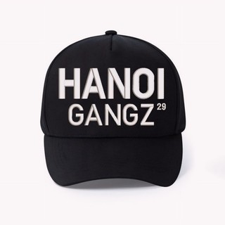 Mũ thời trang hanoi gangz 29 - nón phong cách chất 29 hanoi gangz - mũ lưỡi chai màu đen thêu chữ