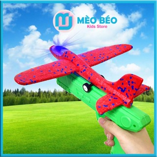 Máy Bay Đồ Chơi, Phóng Máy Bay Xốp, Đồ Chơi Cho Bé Trai - Mèo Béo Kids Store