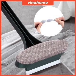 Cây lau kính cầm tay mini 2 mặt cây gạt nước cửa kính cây lau sàn lau ghế lau kính mini cây lau đa năng tiện lợi
