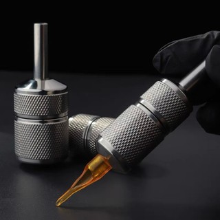 Tay cầm máy xăm thép không gỉ 25mm phong cách mới